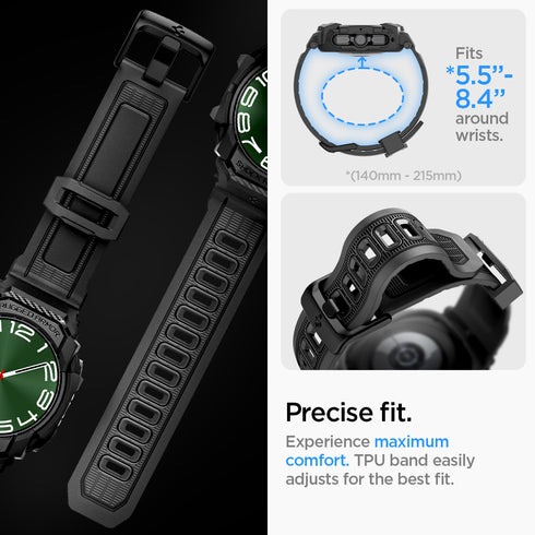 Spigen כיסוי+רצועה ל-Galaxy Watch Ultra (47mm) – Rugged Armor Pro